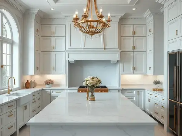 Luxury marble kitchen